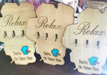 The Robin's Nest Lake Tahoe, Tahoe Time Wall Hooks